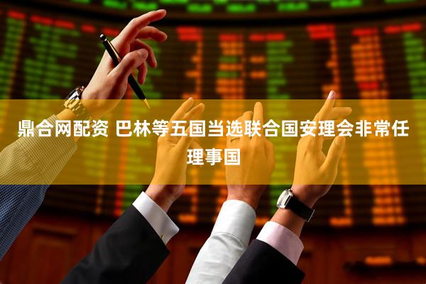 鼎合网配资 巴林等五国当选联合国安理会非常任理事国