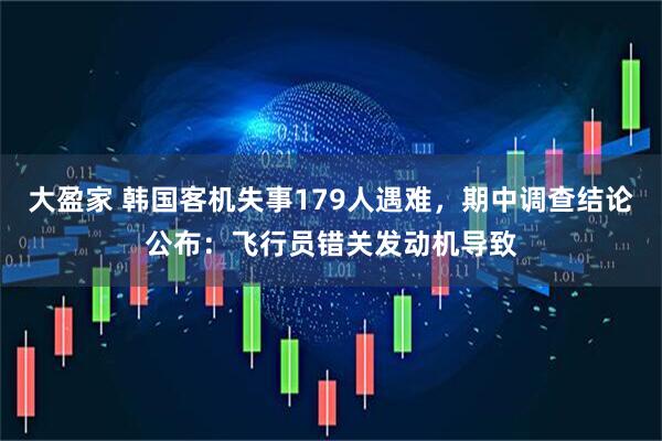 大盈家 韩国客机失事179人遇难，期中调查结论公布：飞行员错关发动机导致