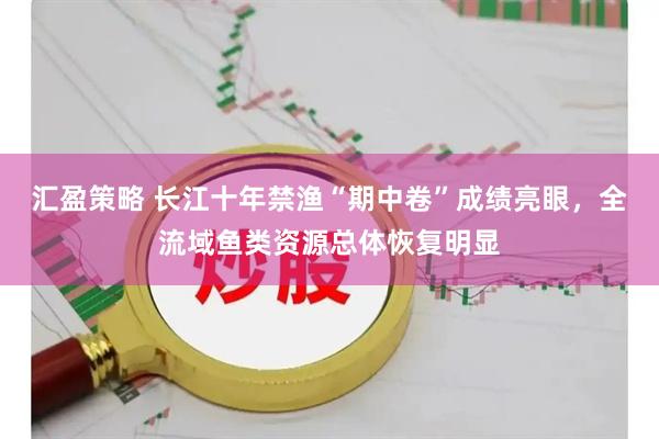 汇盈策略 长江十年禁渔“期中卷”成绩亮眼，全流域鱼类资源总体恢复明显