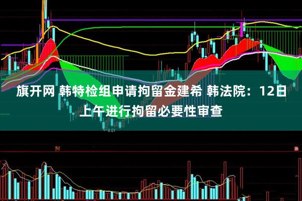 旗开网 韩特检组申请拘留金建希 韩法院：12日上午进行拘留必要性审查